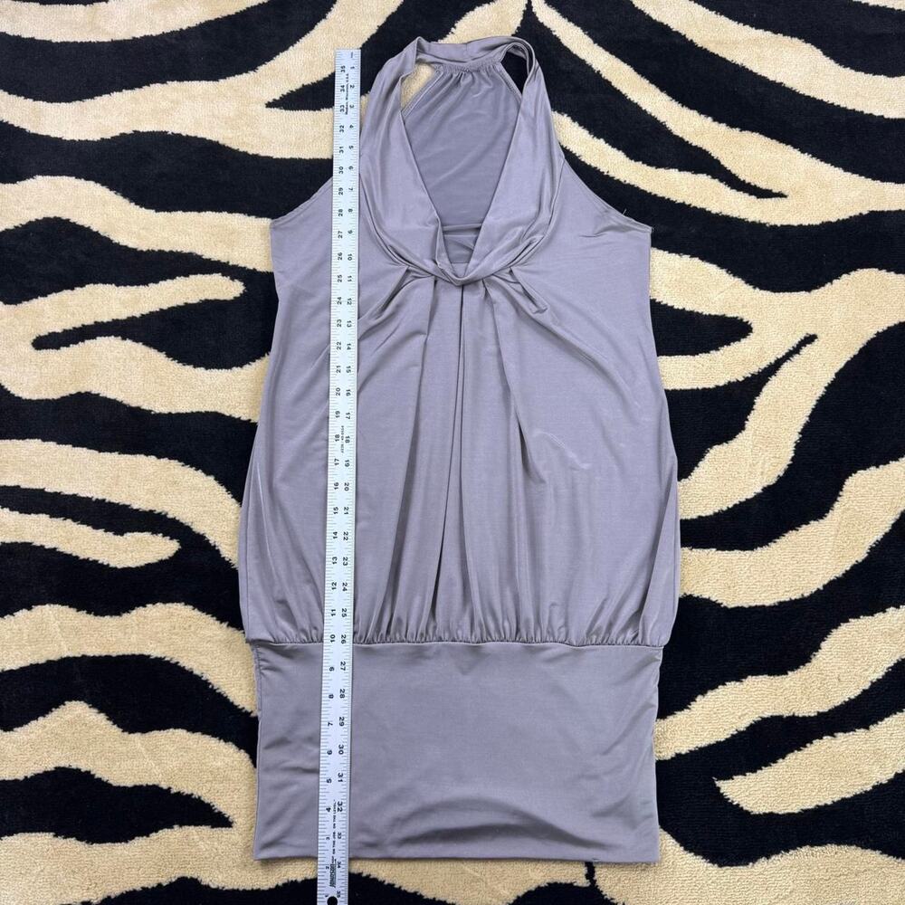 ★ Y2K Misope Gray Halter Neck Top ★ - Picture 5 of 5